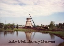 Photos of the constrcution of the new water tower